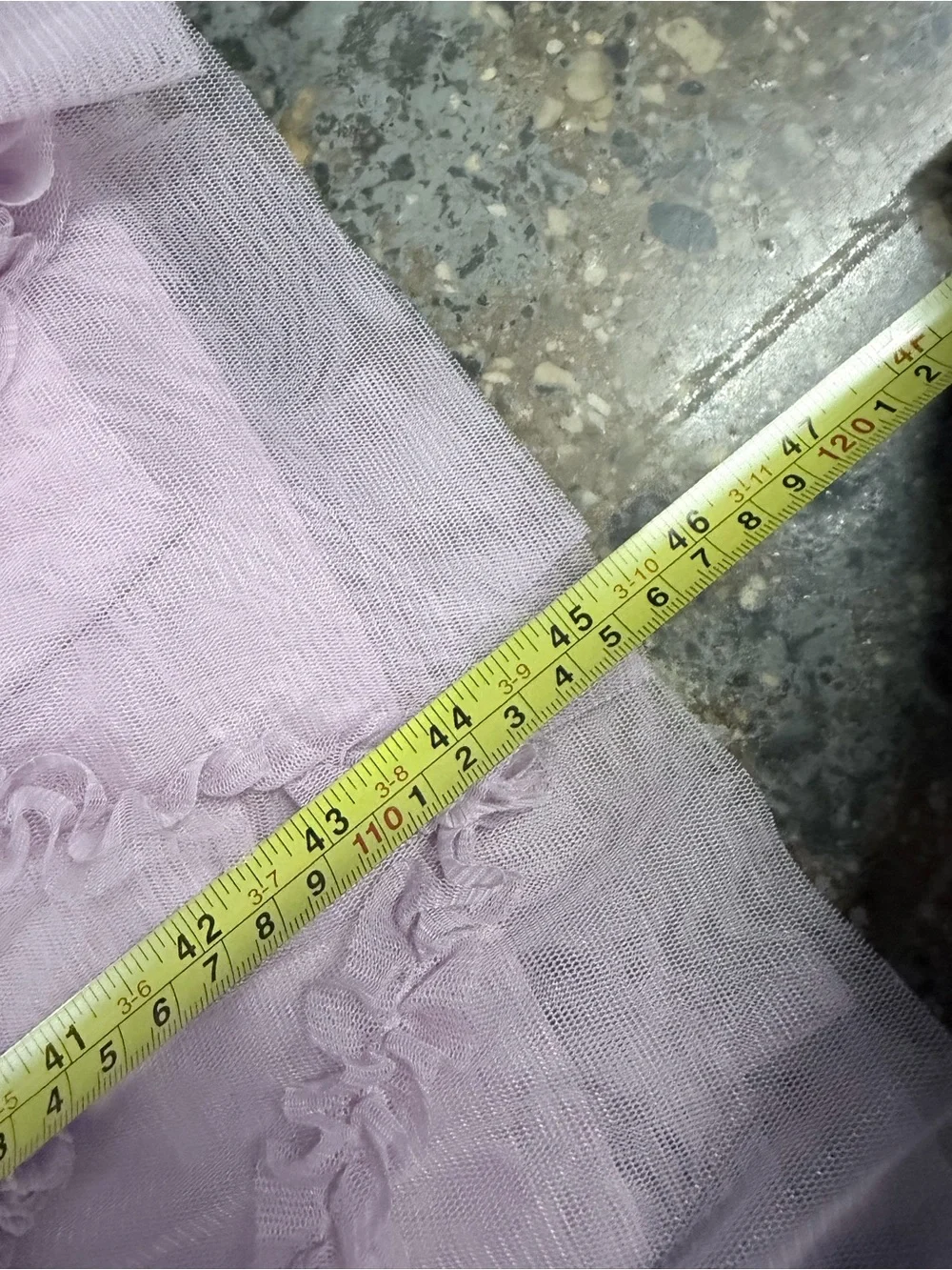 IVY CITY CO. CLOUD NINE SIZE L purple lilac tulle‎ midi